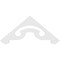 Ekena Millwork Pitch Northwest Architectural Grade PVC Gable Pediment, 48"W x 20"H x 1"P (10/12) GPP048X020X100NOR - alternate 3